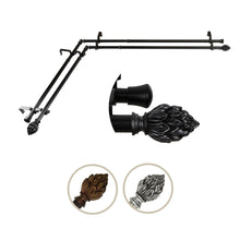 Load image into Gallery viewer, Ember Double Corner Curtain Rod