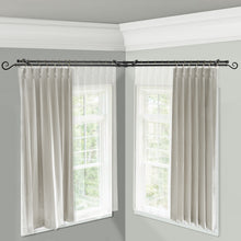 Load image into Gallery viewer, Curl Double Corner Curtain Rod