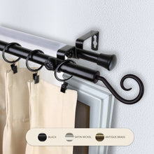 Load image into Gallery viewer, Curl 13/16" Double Curtain Rod