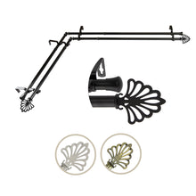 Load image into Gallery viewer, Fan Double Corner Curtain Rod