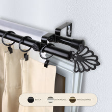 Load image into Gallery viewer, Fan 13/16" Double Curtain Rod