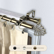 Load image into Gallery viewer, Fan 13/16" Double Curtain Rod