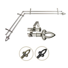 Load image into Gallery viewer, Spire Double Corner Curtain Rod