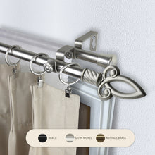 Load image into Gallery viewer, Spire 13/16" Double Curtain Rod