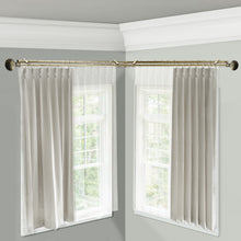 Load image into Gallery viewer, Scallop Double Corner Curtain Rod