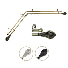 Load image into Gallery viewer, Fin Double Corner Curtain Rod