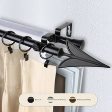 Load image into Gallery viewer, Alpha 13/16" Double Curtain Rod