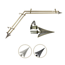 Load image into Gallery viewer, Alpha Double Corner Curtain Rod