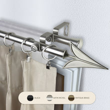 Load image into Gallery viewer, Alpha 13/16" Double Curtain Rod