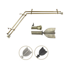 Load image into Gallery viewer, Quill Double Corner Curtain Rod