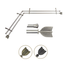Load image into Gallery viewer, Quill Double Corner Curtain Rod