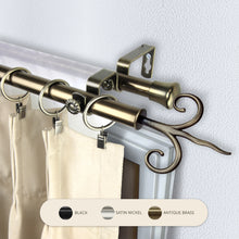 Load image into Gallery viewer, Fleur 13/16" Double Curtain Rod