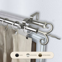 Load image into Gallery viewer, Fleur 13/16" Double Curtain Rod