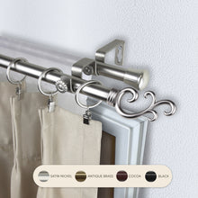 Load image into Gallery viewer, Swan 13/16" Double Curtain Rod
