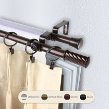 Load image into Gallery viewer, Grip 13/16" Double Curtain Rod