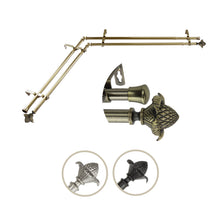 Load image into Gallery viewer, Bloom Double Corner Curtain Rod