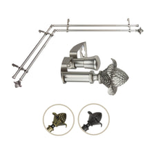 Load image into Gallery viewer, Bloom Double Corner Curtain Rod