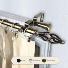 Load image into Gallery viewer, Marquise 13/16" Double Curtain Rod