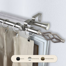 Load image into Gallery viewer, Marquise 13/16" Double Curtain Rod