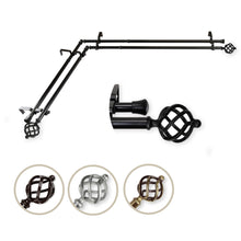 Load image into Gallery viewer, Twist Double Corner Curtain Rod
