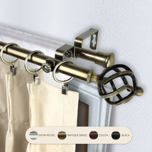 Load image into Gallery viewer, Twist 13/16" Double Curtain Rod