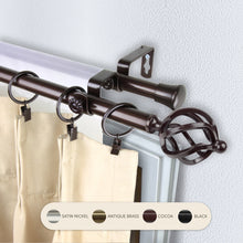 Load image into Gallery viewer, Twist 13/16" Double Curtain Rod
