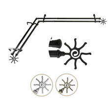 Load image into Gallery viewer, Sun Double Corner Curtain Rod