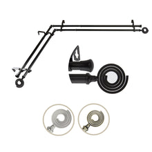Load image into Gallery viewer, Coil Double Corner Curtain Rod