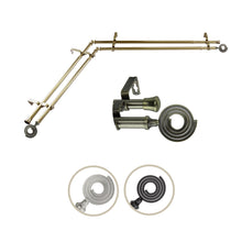 Load image into Gallery viewer, Coil Double Corner Curtain Rod
