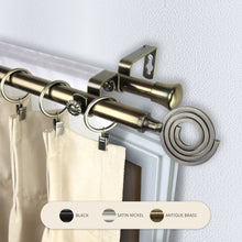 Load image into Gallery viewer, Coil 13/16" Double Curtain Rod
