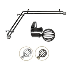 Load image into Gallery viewer, Cage Double Corner Curtain Rod