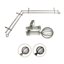 Load image into Gallery viewer, Cage Double Corner Curtain Rod