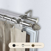 Load image into Gallery viewer, Acorn 13/16" Double Curtain Rod