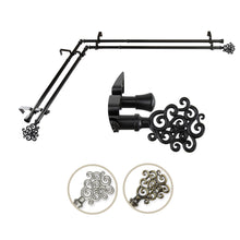 Load image into Gallery viewer, Tidal Double Corner Curtain Rod