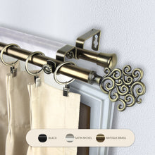 Load image into Gallery viewer, Tidal 13/16" Double Curtain Rod