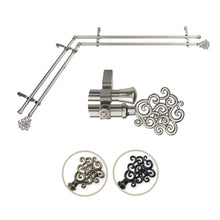 Load image into Gallery viewer, Tidal Double Corner Curtain Rod