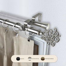 Load image into Gallery viewer, Tidal 13/16" Double Curtain Rod