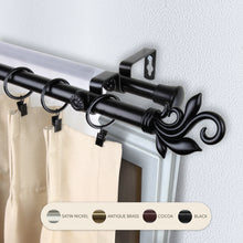 Load image into Gallery viewer, Delilah 13/16" Double Curtain Rod