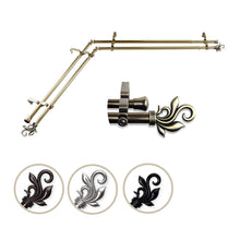 Load image into Gallery viewer, Delilah Double Corner Curtain Rod