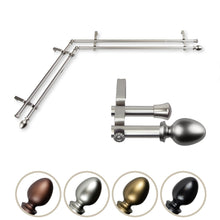 Load image into Gallery viewer, Emeka Double Corner Curtain Rod