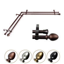 Load image into Gallery viewer, Emeka Double Corner Curtain Rod
