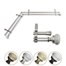 Load image into Gallery viewer, Merlyn Double Corner Curtain Rod