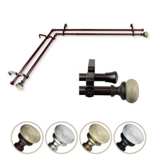 Load image into Gallery viewer, Merlyn Double Corner Curtain Rod