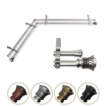 Load image into Gallery viewer, Lennart Double Corner Curtain Rod