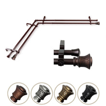 Load image into Gallery viewer, Lennart Double Corner Curtain Rod