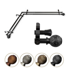 Load image into Gallery viewer, Ozana Double Corner Curtain Rod