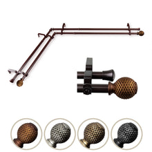 Load image into Gallery viewer, Ozana Double Corner Curtain Rod