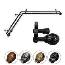 Load image into Gallery viewer, Tyoma Double Corner Curtain Rod
