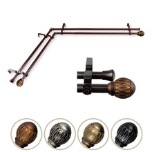 Load image into Gallery viewer, Tyoma Double Corner Curtain Rod