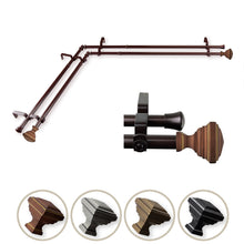Load image into Gallery viewer, Eudora Double Corner Curtain Rod